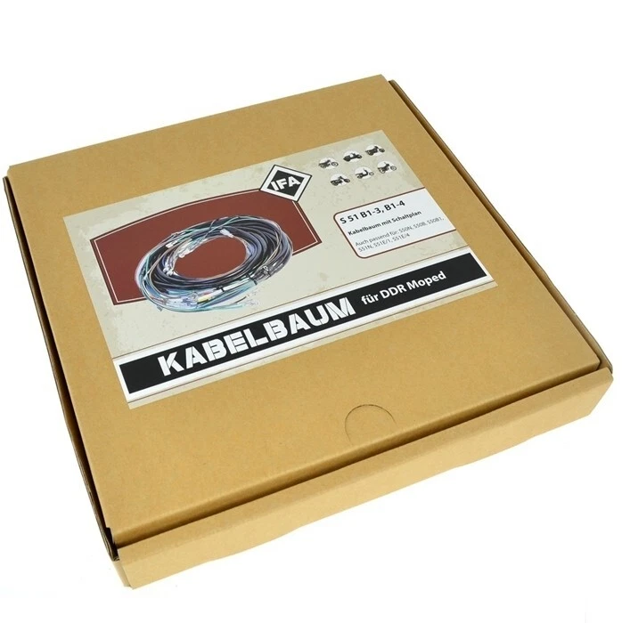 Kabelbaum mit Schaltplan passend Simson S50 S51 B1-3 B1-4 S70 S60 IFA Kabel-Satz - Bild 3 von 3