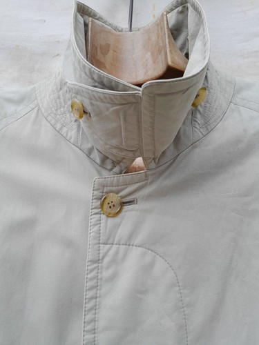 Vintage Burberry Trench Coat Mens XXXL UK 50 Putty Wool Lining Made in England - 第 6/24 張圖片
