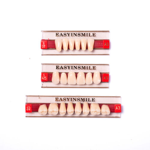 96XDental Acrylharz Zähne Komplettset Vorderer Hinterer Zahnersatz A1/A2/A3 - Bild 11 von 17