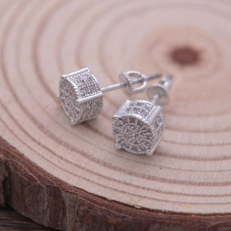 BR CHIC Platium Plated Sterling Silver AAA CZ Crystal