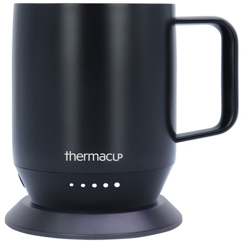 Controlled Self Heating Coffee Mug, Stainless Steel Heated Cup Beverage
