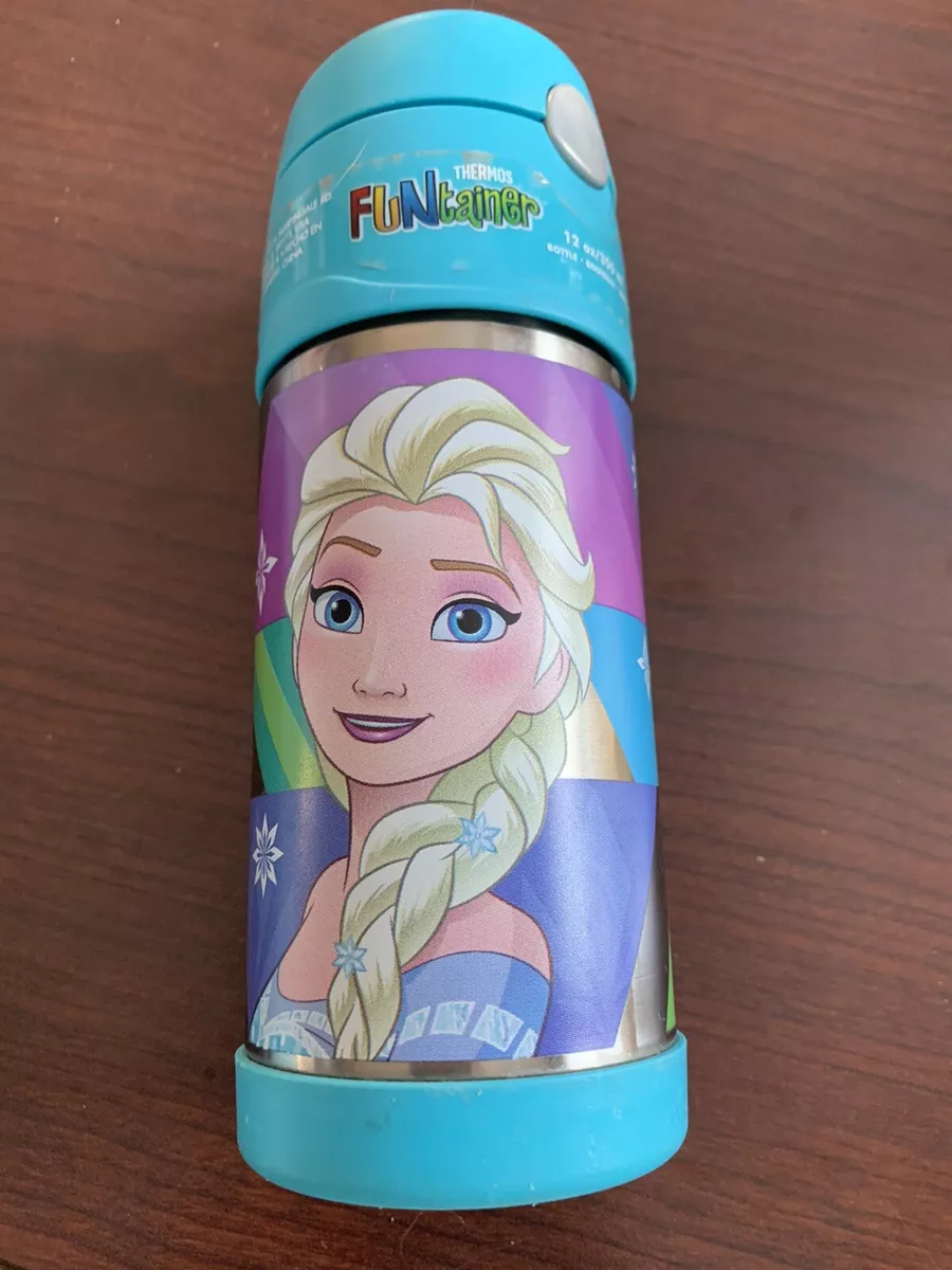 Thermos Disney Frozen FUNtainer Stainless Steel Keep Cool 12hr Water Bottle