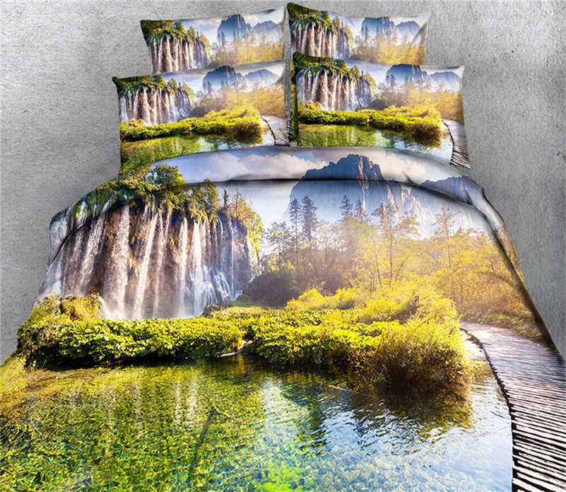 A Grand Valley 3D Printing Duvet Quilt Doona Covers Pillow Case Bedding Sets A Grand Valley 3D Printing Duvet Quilt Doona Covers Pillow Case Bedding Sets