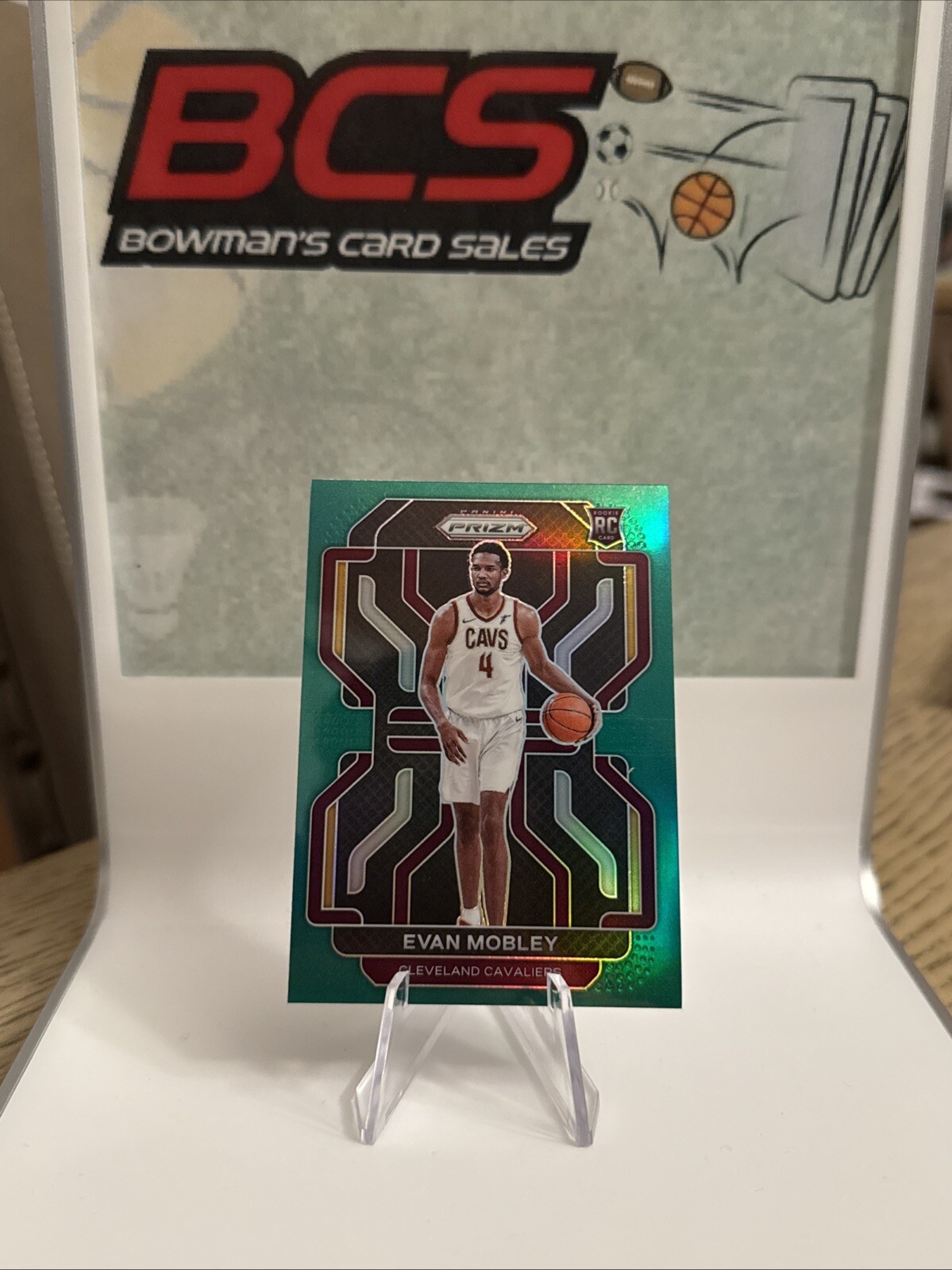 2021-22 Panini Prizm Evan Mobley Green RC #325 Cavaliers 📈🔥