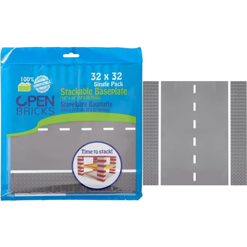 Lot 3 Plaques de base pour Jeux Construction Route Voiture Kit Blocs Jouets Noël - Picture 4 of 24