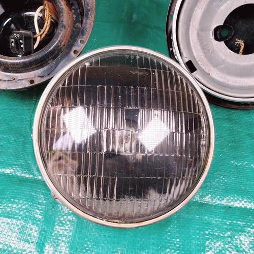 42 47 Cadillac Headlight Bucket Guide Bulb Glass Left Right LH RH Head Light - Picture 2 of 14