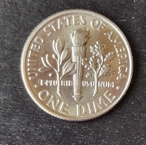 2018 P Roosevelt Dime DDR, clipped die, partial obv improper annealing, #DI-017 - Picture 2 of 14