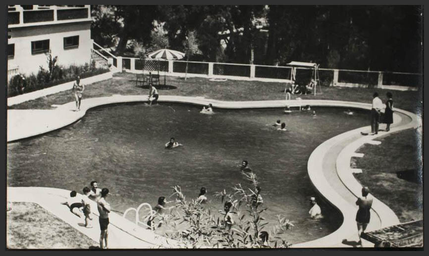 Murcia. ARCHENA. Balneario. Piscina y Terraza.