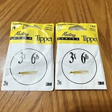 2 Scientific Anglers Mastery Series Clear Fly Fishing Tippet 3X 6lb Saltwater