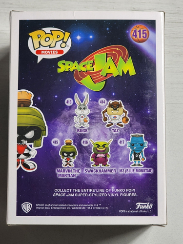 Vinilo Funko Pop Marvin The Martian 415 Space Jame - Imagen 2 de 6