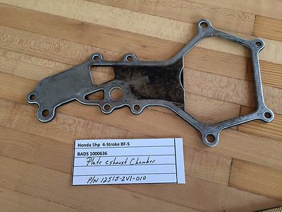 Exhaust Chamber Plate 12515-ZV1-010 Honda Outboard 5hp BF-5 BADS BF5A BF5AH