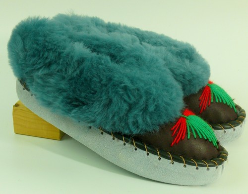 ZAPATILLAS DE SEÑORA GENUINAS DE CUERO DE OVEJA HECHAS A MANO BORDADAS A MANO TODAS LAS TALLAS - Imagen 33 de 76