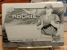 2008 Chris Seddon UD SPECTRUM BLACK PRINTING PLATE 1/1 ONE OF ONE