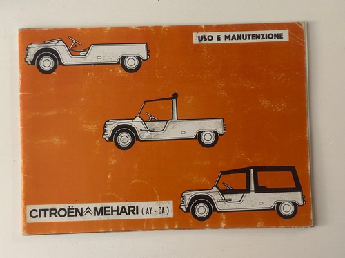 Betriebs- und Wartungsanleitung Citroen Mehari