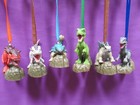 Jurassic World Dinosaurs Holiday Christmas Ornaments 6 pc set