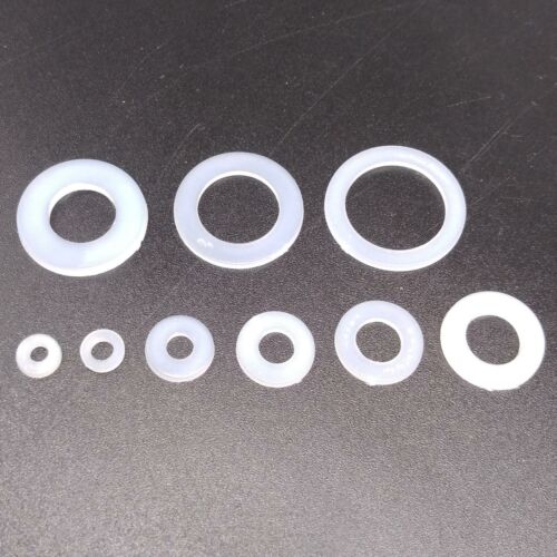 1500pcs White Nylon Flat Washers Assortment Kit - Picture 4 of 4