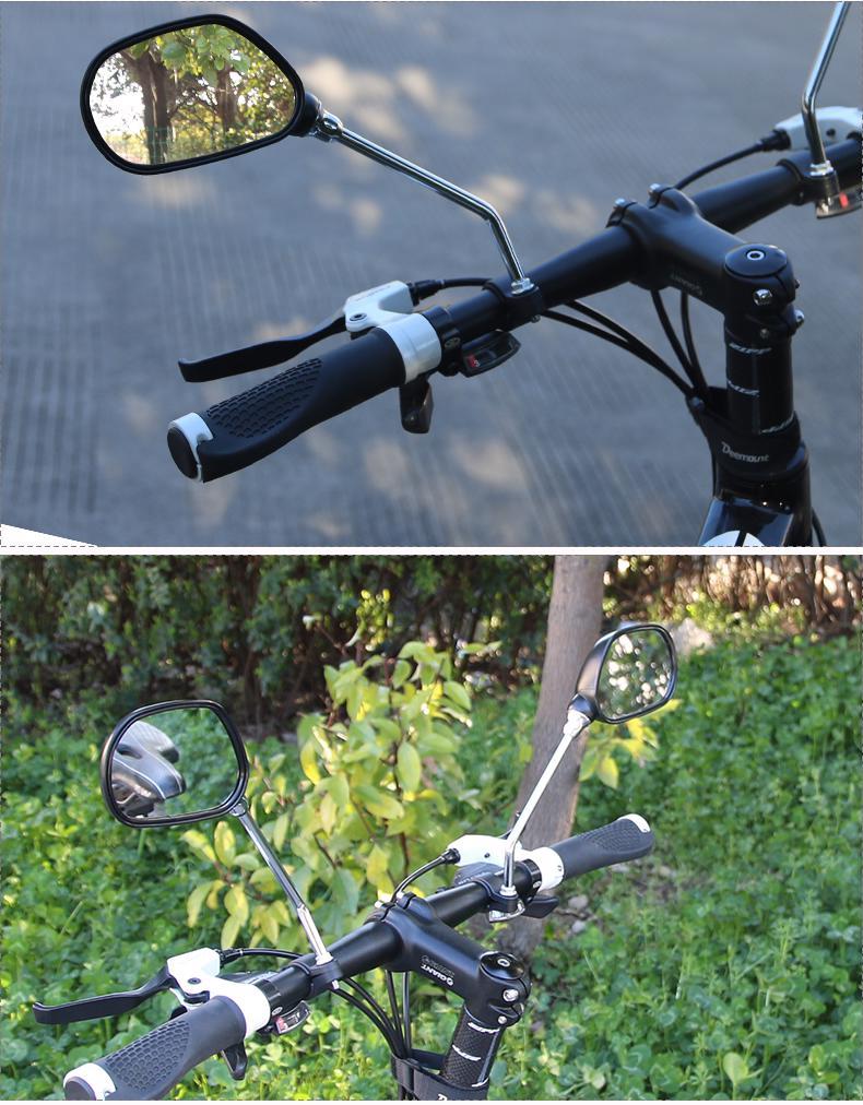 Thirdeye Cycling Stick-On Pro Mirror Black Bicycle Rear View Bike Safety