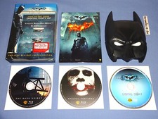 Batman The Dark Knight 2008 Two-Disc Mask Case Christian Bale Heath Ledger Nolan