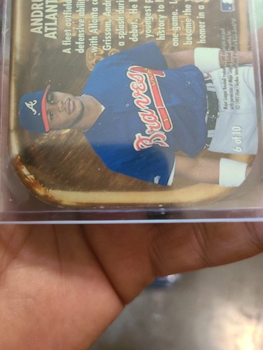 97' Fleer Metal Andruw Jones ROOKIE! **MINING FOR GOLD** Braves **NM+** - Picture 10 of 10