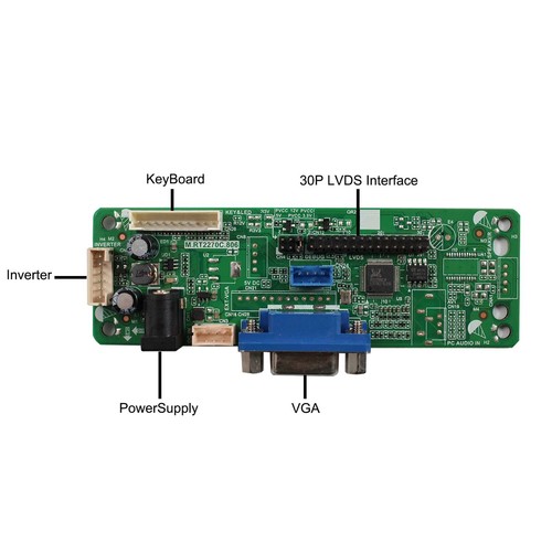 VGA LCD Controller LCD Treiber Platine funktioniert für 8,4" AA084VC03 640x480 LCD Display - Bild 3 von 5