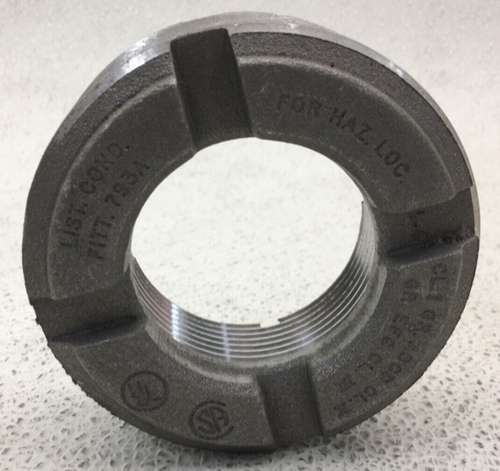 R-107 KILLARK 4 INCH TO 2-1/2 INCH REDUCING BUSHING ALUMINUM - Picture 2 of 5