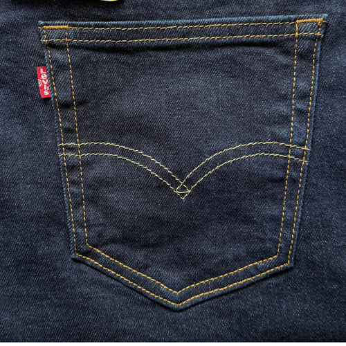Levi's 511 Men's Slim Fit Jeans Dark Blue Stretch Denim - Sizes 30 to 38 New - Picture 7 of 8