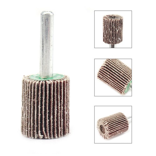 16mm-80mm Flap Wheel Abrasive Sanding Disc 6mm Shank for Drill 60/80/120 Grit - Picture 7 of 9