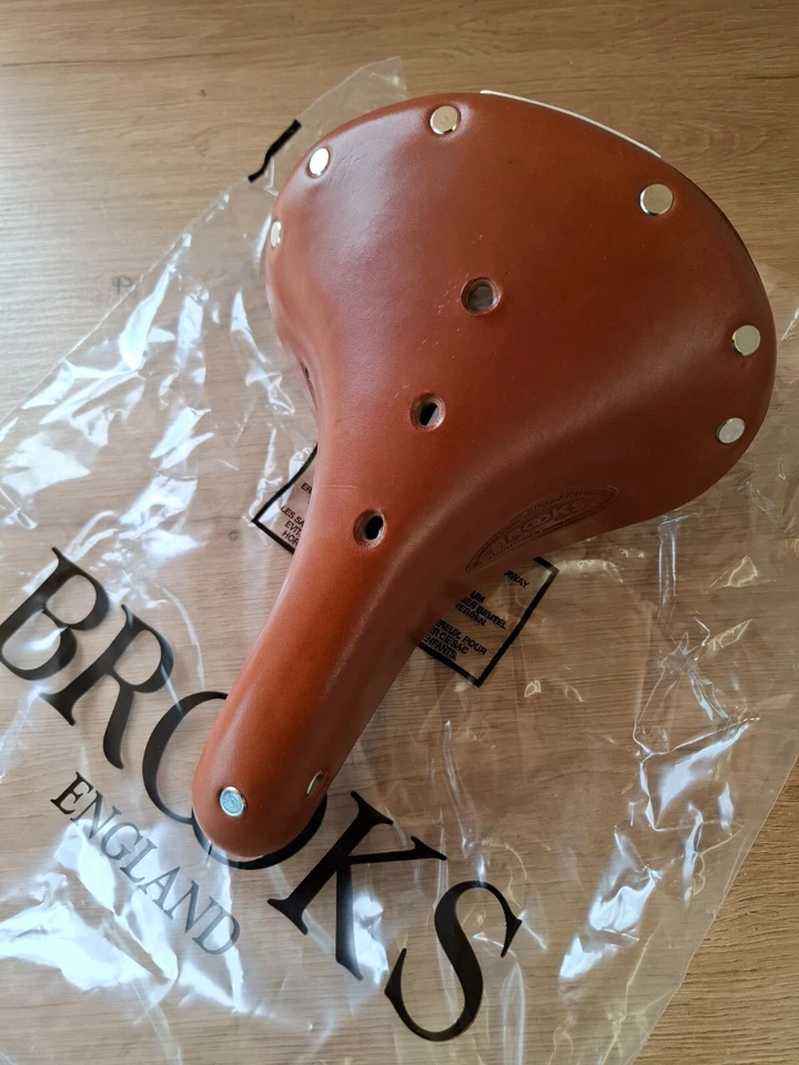 Sillín Brooks Flyer S - Sillín clásico de cuero con muelles - NUEVO Foto 2 de 4