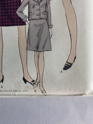 Vintage 60s Vogue 6923 Sewing Pattern A-line Dress Jacket FACTORY FOLDED Bust 36 - Picture 5 of 11