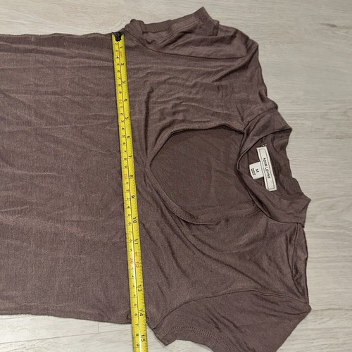 Adam Levine Gray Stone Tshirt Tunic Long Top Womens Size M - 第 4/6 張圖片