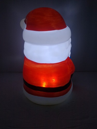Luz Nocturna Santa Claus Navidad Mulally Inc 2012 Decoración Resina Costco 6" - Imagen 4 de 13