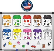 Juego de 10 piezas de clasificaci n magn tica de reconocimiento de colores