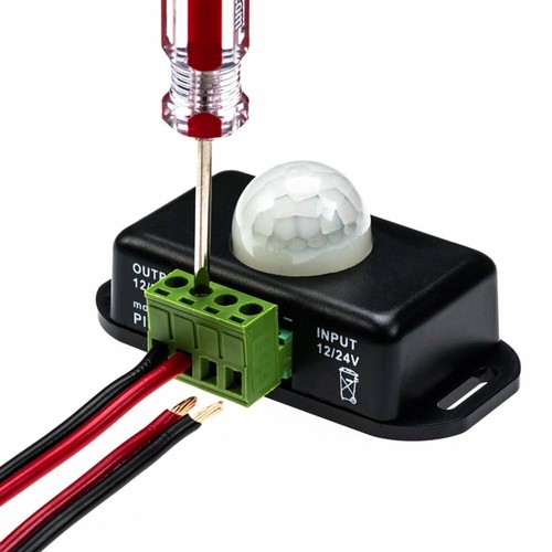 6A Body Infrared PIR Motion Sensor Detector Switch For LED Light DC 12V-24V - Bild 5 von 5