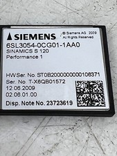 👀 SIEMENS SINAMICS S 120 COMPACTFLASH CARD 6SL3054-0CG01-1AA0 PERFORMANCE EXT 1