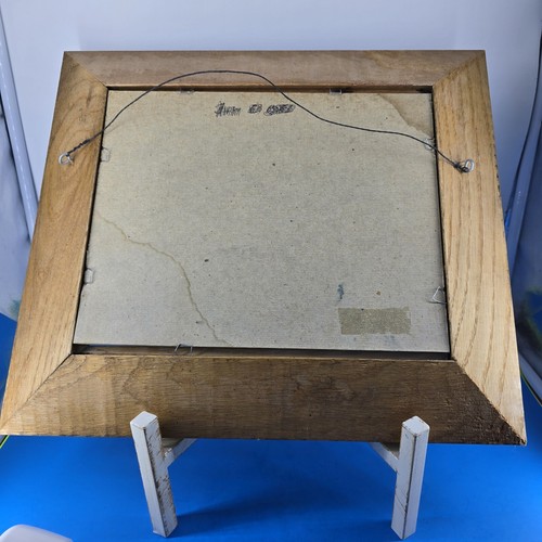 Vintage Wooden Ratten Picture 8x10 Frame wire hanging for Landscape - Picture 2 of 11