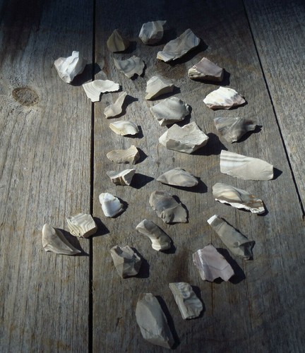 POLISH FLINT NATURAL EARTH HEALING CRYSTAL LOT POLAND 238g - Picture 7 of 8