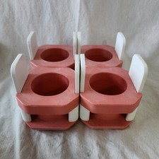 Beckman Pink Set of 4 Centrifuge TH-4 Swing Bucket Adaptors