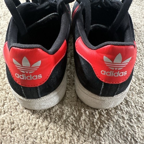 Scarpe Adidas Uomo 8 Nero Rosso Campus Scamosciato Sneakers Basse 2015 - Foto 6 di 9