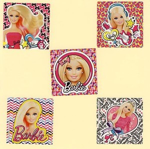 large barbie stickers