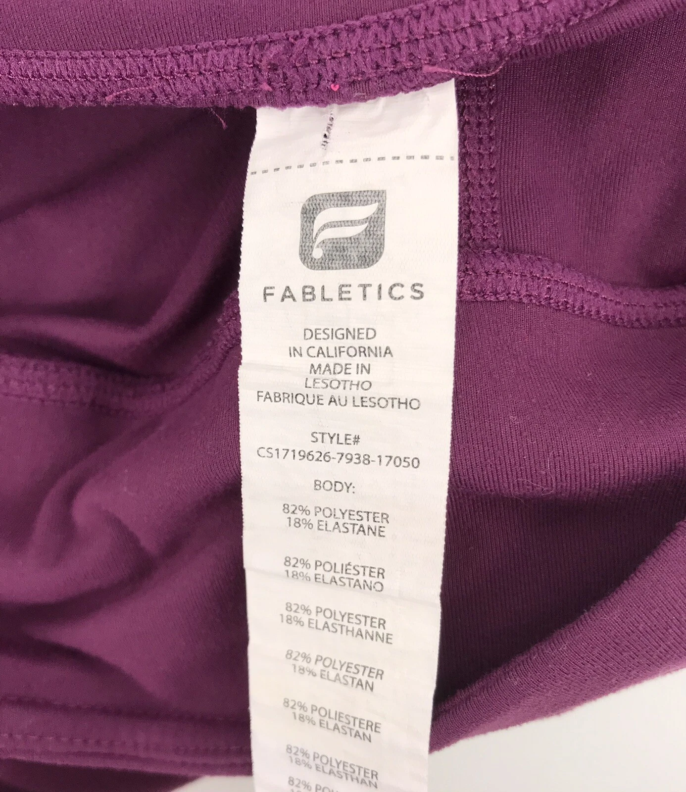 fabletics capri length athletic yoga eu leggings
