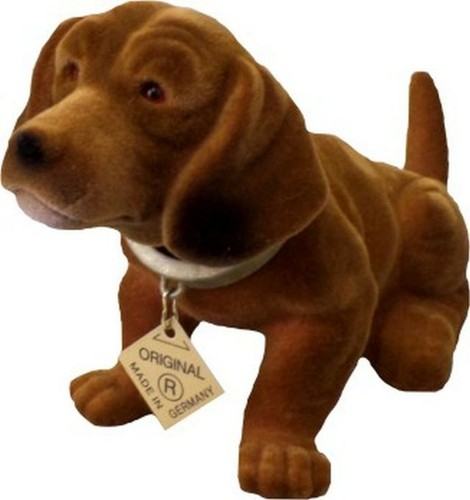 Wackel Dackel Hund Figur groß oder klein - Wackelkopf Kunststoff - Bild 3 von 4