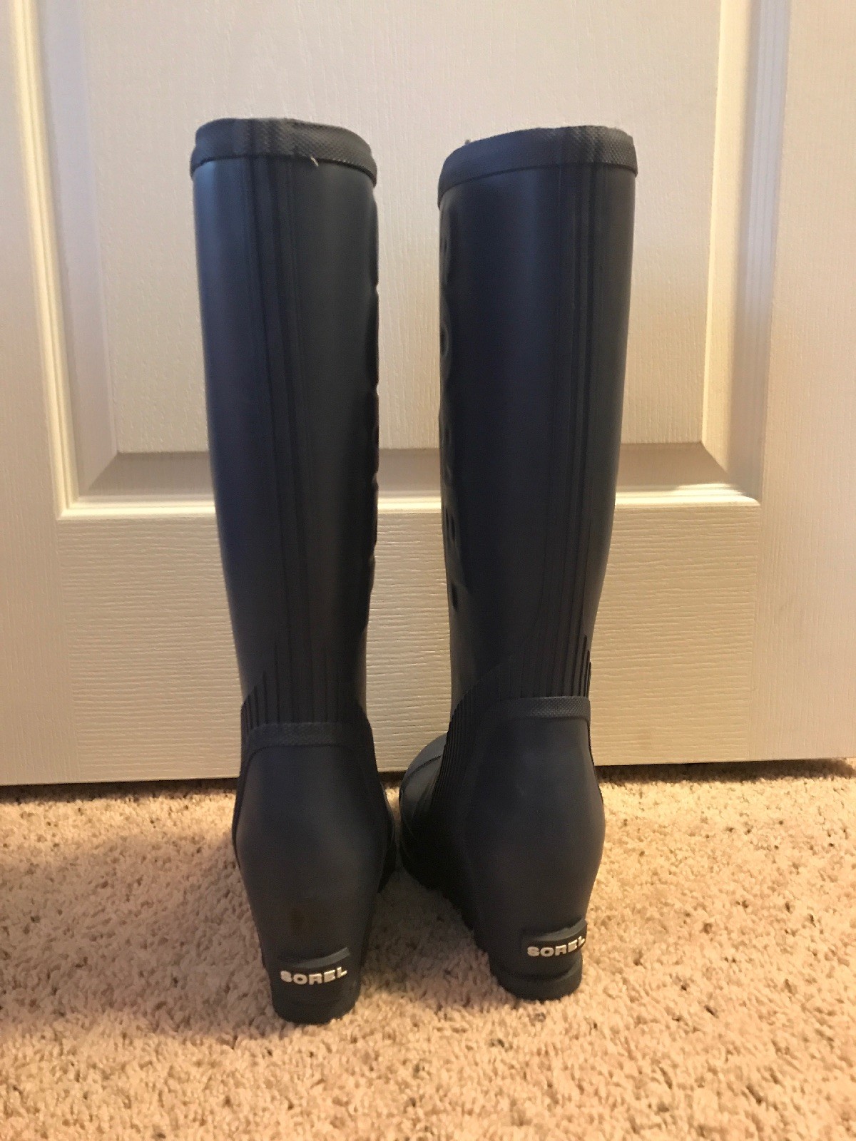 Sorel Tall Joan Tall Sorel Wedge Rain Boot Navy Blau Sz 7.5 812ec7 Sorel Tall Joan Tall Sorel Wedge Rain Boot Navy Blau Sz 7.5 812ec7