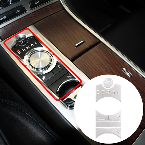 Alloy Central Control Shift Button Decoration Patch Sticker For Jaguar XF 12-15