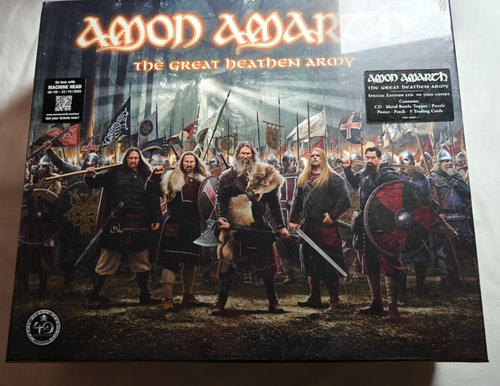 Amon Amarth- The Great Heathen Army Special Edition Box Set- CD, Poster, Puzzle - Picture 3 of 5