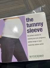 New Motherhood Maternity The Tummy Sleeve Womens One Size White  Open Package