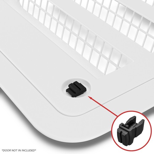 RV 1/2 Inch Thin Wall Plastic RV Camper Refrigerator Vent Cover Replacement 4PK - Picture 4 of 12