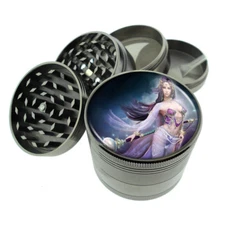 Hot Anime Witches D12 Titanium Grinder 4 Piece Magnetic Hand Mueller 