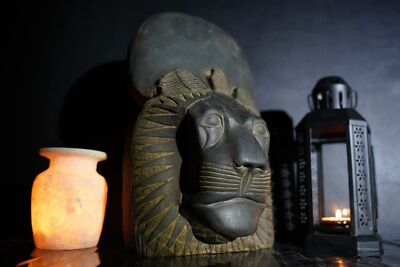 Großer ägyptischer SEKHMET Göttin Kopf - Löwe Sekhmet, Sekhmet Dekor Statue