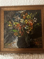 Ölbild mit Rahmen Bild