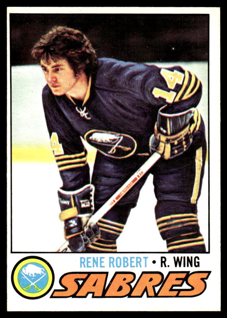 1977-78 O-Pee-Chee #222 Rene Robert Buffalo Sabres Hockey Card